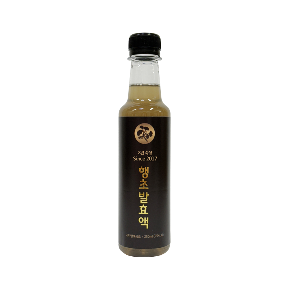 8년 숙성 행초발효액 은행식초 250ml
