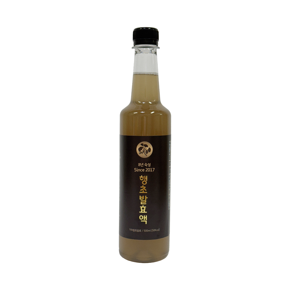 8년 숙성 행초발효액 은행식초 500ml