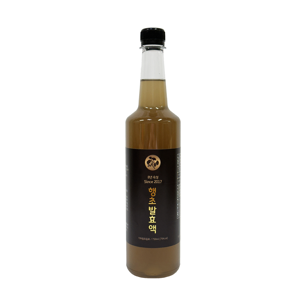 8년 숙성 행초발효액 은행식초 750ml